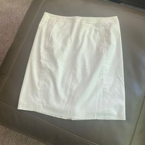 Talbots white skirt